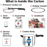 Hawkins (HSS60) Induction Bottom Pressure Cooker | 6 L | Stainless Steel