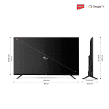 Impex Google LED TV |  108 cm (43 Inch) | Black | 43S3RLD2