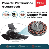 IMPEX AERO PRIME PRO |  3 Blade Ceiling Fan | 1200 mm