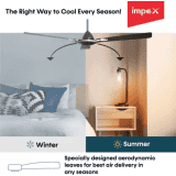 IMPEX AERO PRIME PRO |  3 Blade Ceiling Fan | 1200 mm