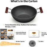 Hawkins Non Stick Deep Kadhai, Deep-Fry Pan