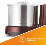 Orient Electric Grind Master | WGGM152N Wet Grinder | Maroon