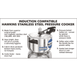 Hawkins 4 L | Induction Pressure Cooker | Stainless Steel