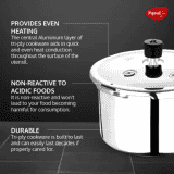 Pigeon Elite Shine 2 L Induction Bottom Pressure Cooker | Stainless Steel