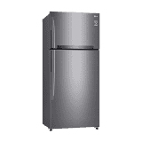 LG Frost Free Double Door Refrigerator | GN-H602HLHM.APZQEBN  | 475 Litres | 1 Star | Platinum Silver