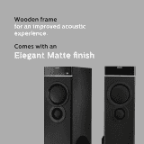 Philips Audio SPA9080B/94  Bluetooth Multimedia Tower Speakers | Black