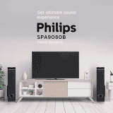 Philips Audio SPA9080B/94  Bluetooth Multimedia Tower Speakers | Black
