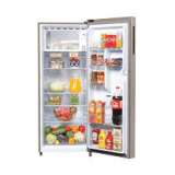 Haier Direct Cool Single Door Refrigerator | 3 Star | 215 L | Inox Steel Finish