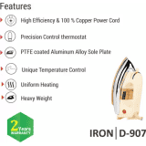 Greenchef 907 Quick Heating 1000 W Dry Iron
