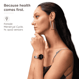 Pebble Venus Smartwatch for Women with Advance Bluetooth Calling | Tan Gold