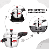 Greenchef Orra Induction Bottom Pressure Cooker | 3 L | Stainless Steel