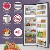 LG Frost Free Double Door Convertible Refrigerator | 246 L | 3 Star | Ebony Sheen | GL-T262TESX