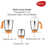 PIGEON | EGNITE | 750 W | 3 Jars Mixer Grinder