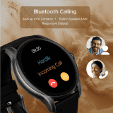 boAt Primia Ace Smartwatch | Charcoal Black Strap