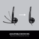 Logitech H390 USB Wired Headset | On the Ear | Black