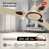 IMPEX Ceiling Fan | 1 Star | 1200 mm | 3 Blade | Ivory