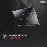 Hindware Essence 90 Cm 1350 m³/hr Auto Clean Chimney with Motion Sensor and Touch Control for easy operations