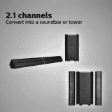 Philips  Bluetooth Home Theatre | Convertible  Soundbar | 80 W  | MMS8085B/94