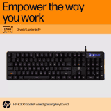 HP K300 Wired USB Gaming Keyboard | Black