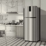 Whirlpool 235L | Frost Free Double Door | 21922 IF INV ELT DF278 | 3 Star Refrigerator | Artic steel