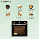 FABER FBIO 80L 6F | Built-in Microwave Oven | BLACK