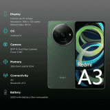 Redmi A3 | 4 GB/128GB | Olive Green