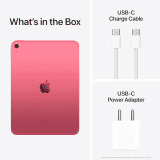 Apple iPad 10th Gen 256 GB ROM 10.9 inch with Wi-Fi+5G | Pink | MQ6W3HN/A