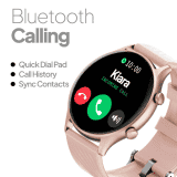 Fire-Boltt Legend | BSW102 | Smart Watch | Gold Pink