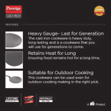 Prestige Cast Iron Concave Tawa | 25 cm