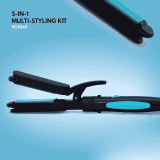 Havells HC4045 5 in 1 Hair Styler - Straightener, 19mm Curler, Crimper, Conical Curler & Volume Brush for Multiple Styles