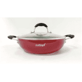 Nolta Popular Series Kadai with Glass Lid | 28 cm
