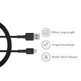 Xiaomi Mi Braided Type C 100Cm Cable | Black