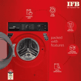 IFB Fully Automatic Front Load Washing Machine with In-built Heater | 7 kg | 5 Star | ELITE ZRS 7012 | Red
