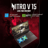 Acer Nitro V | FHD ANV15-51 | Gaming Laptop | 15.6" |13th Gen Intel Core i5-13420H /16GB DDR5/512GB SSD/Windows 11 Home | Obsidian Black