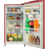 LLYOD Havells Direct Cool Standard Single Door Refrigerator | GLDC212SBWT2PB | 200 L/2 Star | Begonia Wine