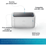 Canon LBP6030W Single Function WiFi Monochrome Laser Printer