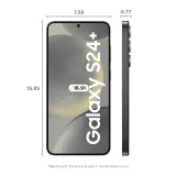 SAMSUNG Galaxy S24 Plus 5G | 12GB RAM/256 GB | Onyx Black
