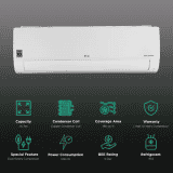 LG TSNQ19HNZE |  6 in 1 Convertible |  1.5 Ton 5 Star  | Dual Inverter Split AC with 4-Way Swing |   Copper Condenser |