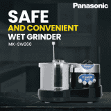 Panasonic Wet Grinder | MK-SW200 | Black
