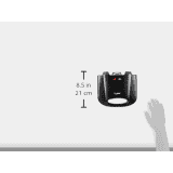 Prestige Sandwich Toaster | Fixed Grill Plates | Black | PGMFB 41467