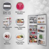 LG Frost-Free Smart Inverter Wi-Fi Double Door Refrigerator | 322 L | 3 Star | Shiny Steel | GL-T342TPZX