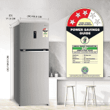 LG Frost-Free Smart Inverter Wi-Fi Double Door Refrigerator | 322 L | 3 Star | Shiny Steel | GL-T342TPZX