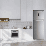 LG Frost-Free Smart Inverter Wi-Fi Double Door Refrigerator | 322 L | 3 Star | Shiny Steel | GL-T342TPZX