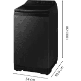 SAMSUNG WA10BG4686BVTL | Wi-Fi Enabled Fully Automatic Top Load Washing Machine with In-built Heater | 10 kg