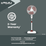 BAJAJ RAPIDO PEDESTAL FAN | 400 MM 251277 | WINE RED