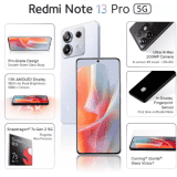 REDMI Note 13 Pro 5G | 8 GB RAM | 128 GB | Coral Purple