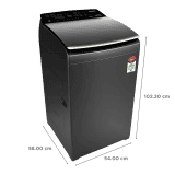 Whirlpool 7.5 kg 5 Star | 31403  360 BW PRO | Fully Automatic Top Load Washing Machine | Graphite