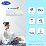 Carrier Inverter Air Conditioner | 18k Kurve Rxi Inverter R32 |1.5 Ton/3 Star | White