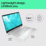 HP Intel Core i5 12th Gen 1235U | 15s-fq5330TU | 16 GB/512 GB SSD/Windows 11 Home | Thin and Light Laptop |  Natural Silver