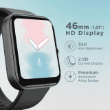 boAt Wave Arcade Bluetooth Calling Smartwatch | 1.81 Inch | Active Black